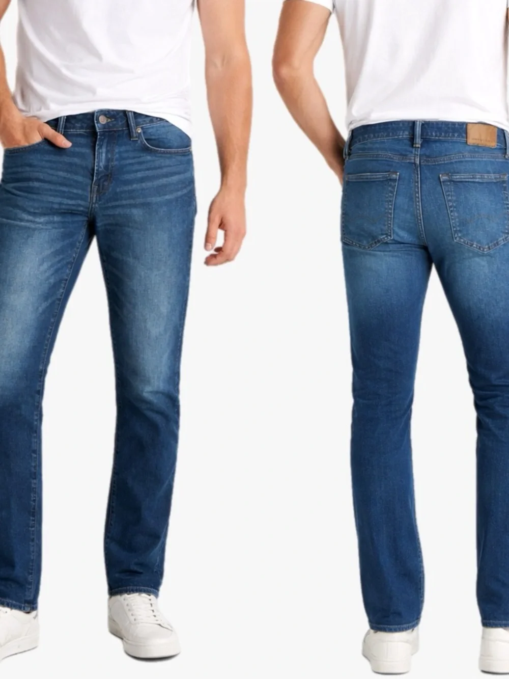 American Eagle Original Straight Fit Air Flex Jeans Dark Wash Size 28x32